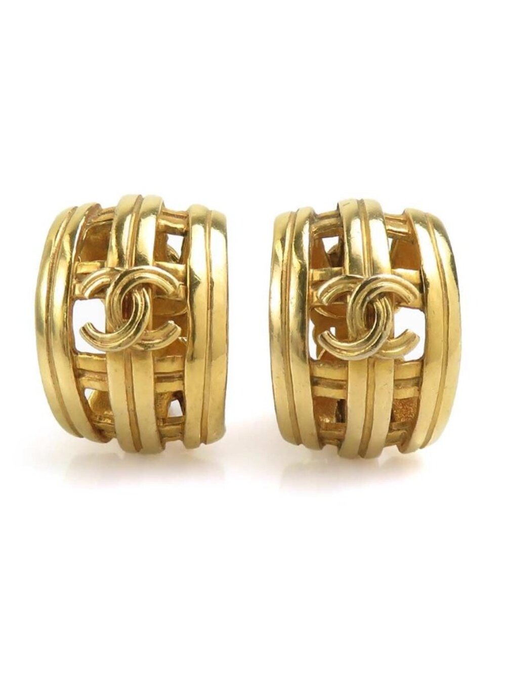 Chanel Earrings CC Logo